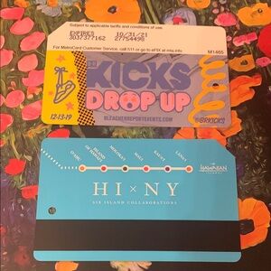Hawaiian Your ticket to Hawaii & KICKS, DROP UP, NYC MetroCard